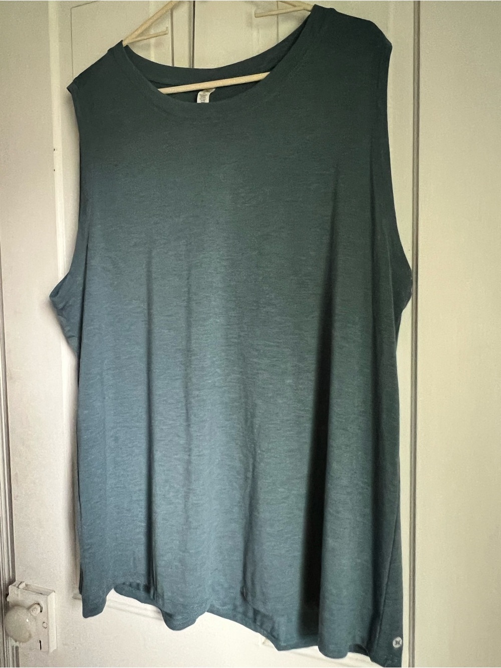 RBX Women’s Classic Sleeveless Tank Top in Blue - Picture 2 of 4